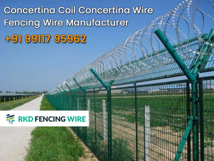Concertina Coil Concertina Wire Fencing Wire Manufacturer