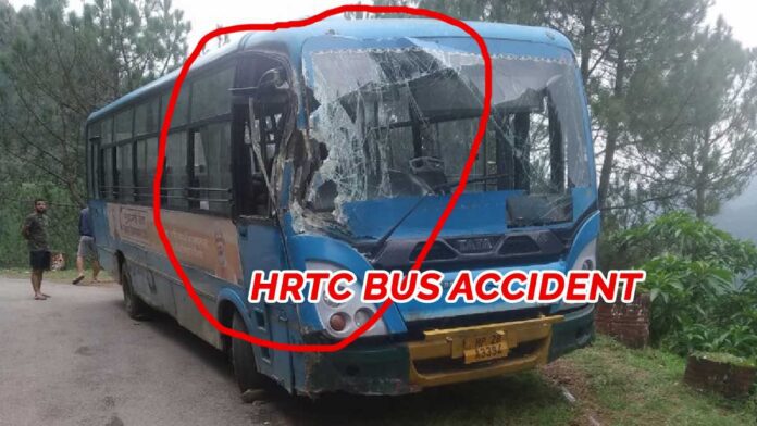 HRTC Bus Accident Dharampur Mandi