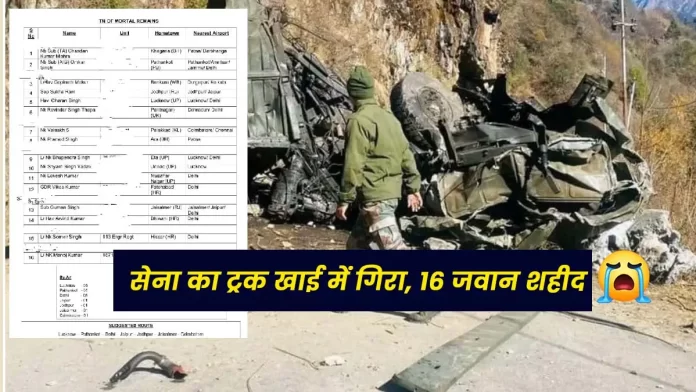 Army truck accident Sikkim