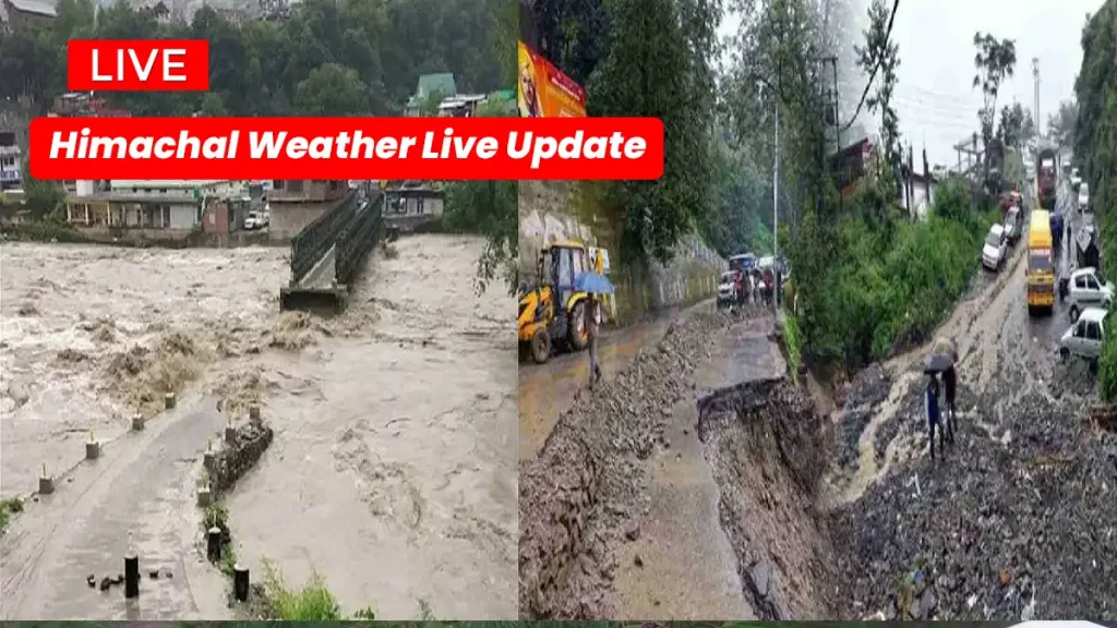 Himachal Shimla Weather and Landslide Live News in Hindi