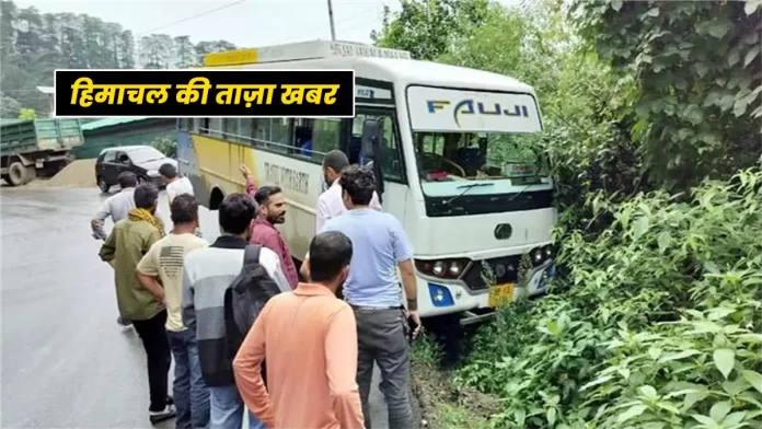 accident private bus Pantaghati Shimla Tutu route