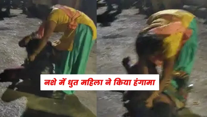 Drunk woman created ruckus in Ghumarwin Bilaspur