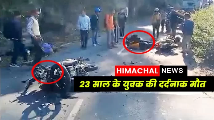 Bikes collision in Banikhet-Khairi road in Chamba